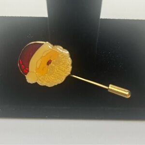 Santa Claus Hat Pin or clothing pin/brooch. Vintage